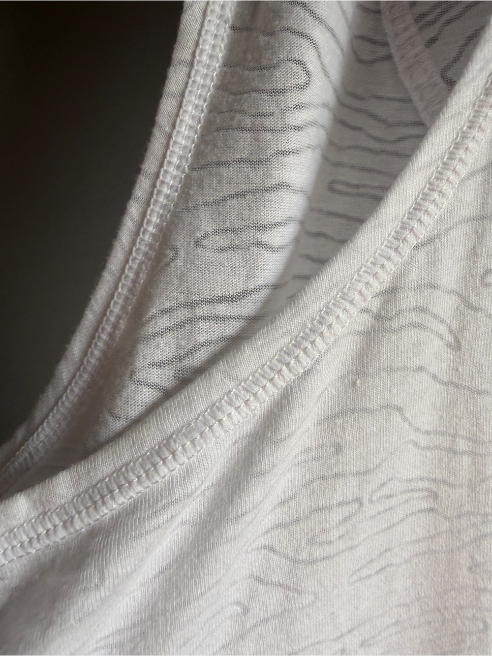 Nike White Hooded Swim Cover-Up Dress Textured Print Women’s Small Like New - Picture 9 of 11